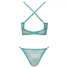Cottelli - Lace Lingerie Set (Green) - L/XL