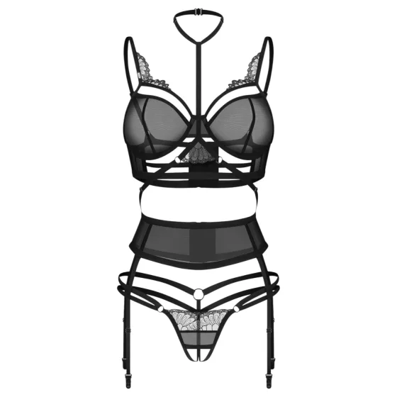 Obsessive Premisis - Lingerie Set (Black)