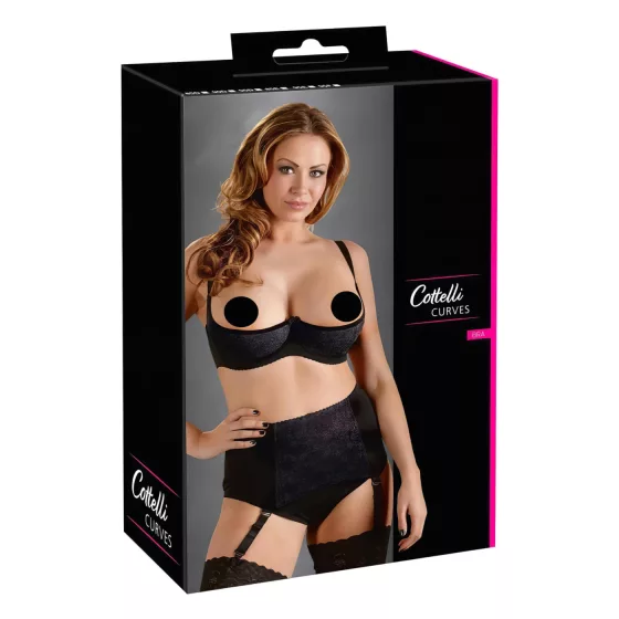 Cottelli Plus Size - Bust Lifter (Black)