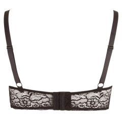 / Cottelli Plus Size - strapless ring bra (black)
