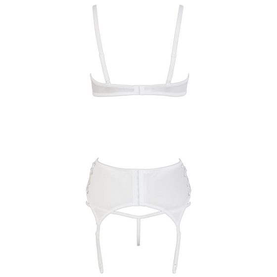 Cottelli - corset lace bodice set (white)