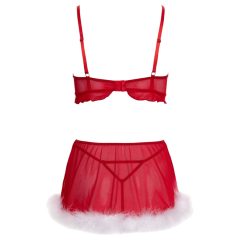 Cottelli - Sheer Santa Set (Red)