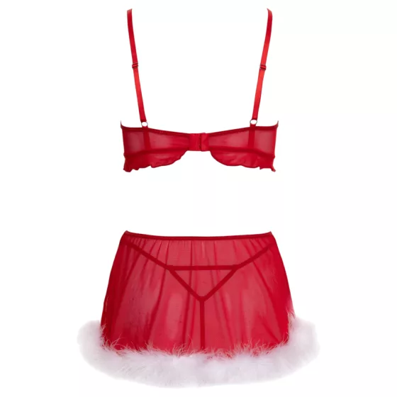 Cottelli - Christmas Lingerie Set (Red)