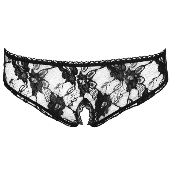 Cottelli - Open-Side Hip Panty (Black) - XL
