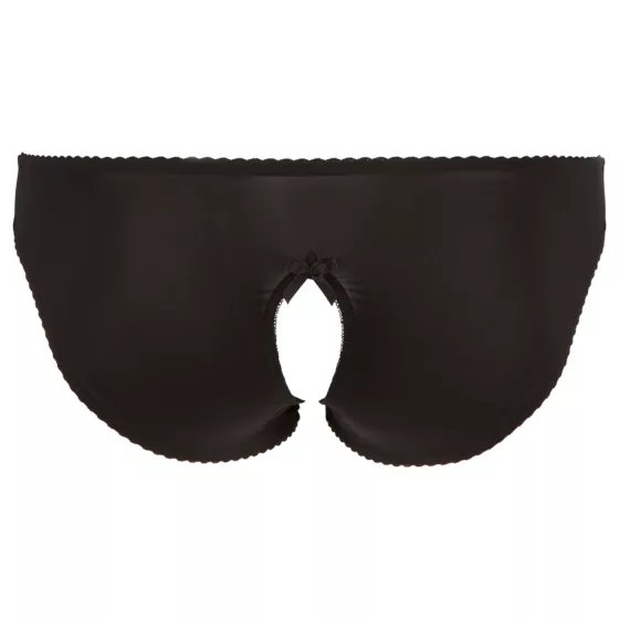 Cottelli Plus Size - Lace Open-Back Panties (Black)