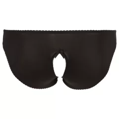 Cottelli Plus Size - Lace Open-Back Panties (Black) - XL