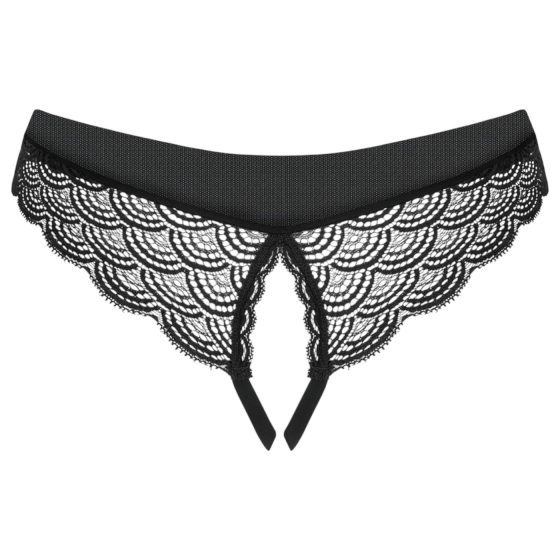 Obsessive Chemeris - Open Thong (Black)