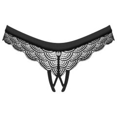 Obsessive Chemeris - Open Thong (Black)