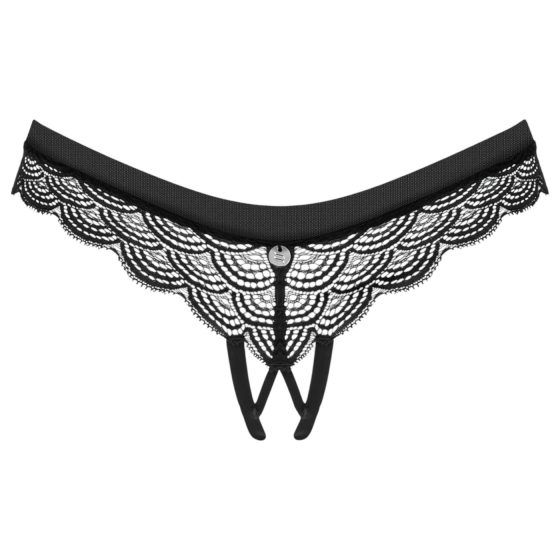 Obsessive Chemeris - Open Thong (Black)