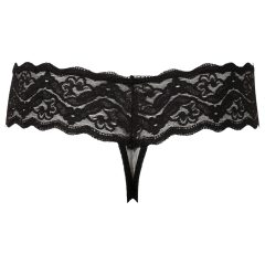 Cottelli - Beaded Lace Thong (black)