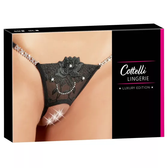 Cottelli - Sparkling Flower - Open Thong