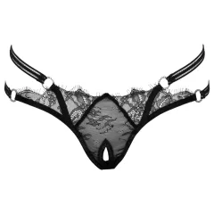 Cottelli - Luxury Open Ring Thong (Black)