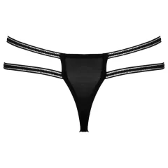 Cottelli - Luxury Open Ring Thong (Black)