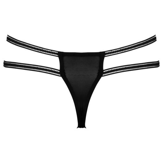 Cottelli - Luxury Open Ring Thong (Black)
