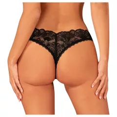 Obsessive Donna Dream - lace open thong (black) - XL/XXL