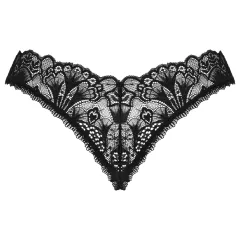 Obsessive Donna Dream - lace open thong (black) - XL/XXL