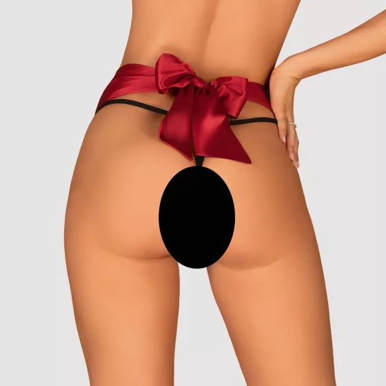 Obsessive Tienesy - Red Bow Thong