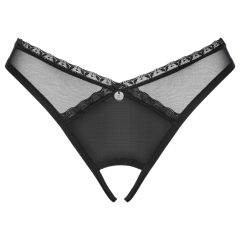 Obsessive Latinesa - Open Thong (Black)