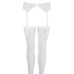 NO:XQSE - Lace garter set - white