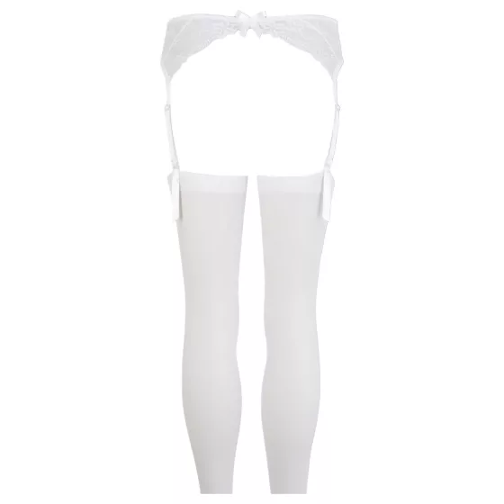 NO:XQSE - Lace Garter Set - White