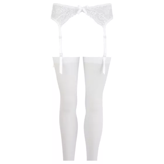 NO:XQSE - Lace Garter Set - White - M/L