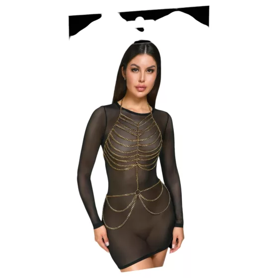 Cottelli - Gold Chain Body Harness