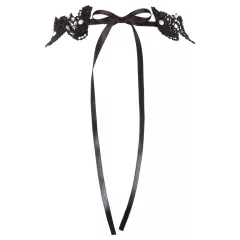 Cottelli - Lace & Beaded Choker (Black)