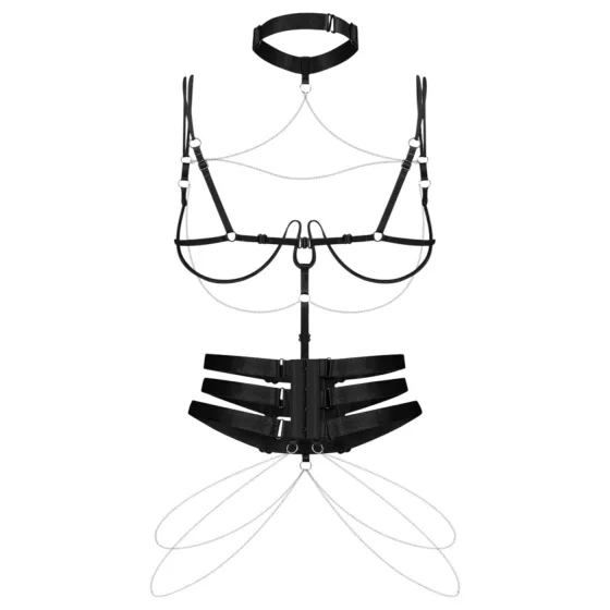 Obsessive - Chain Harness (Black)