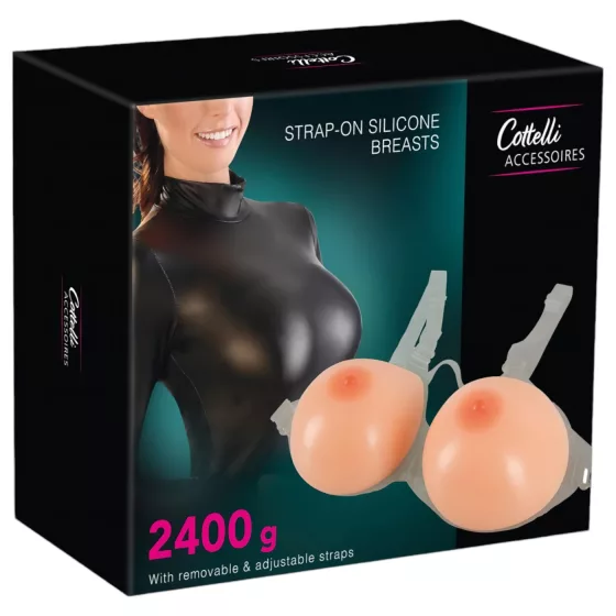 Cottelli - Silicone Push-Up Clip-On Breasts (2x1200g)