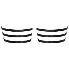 Cottelli - Leather-Look Thigh Garter (Black)