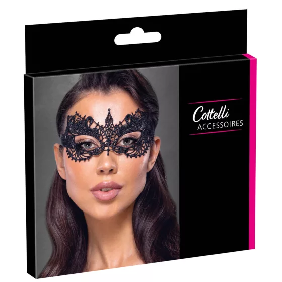 Cottelli - Lace Mask (Black)