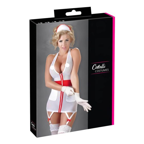 Cottelli - Sexy Nurse Garter Dress