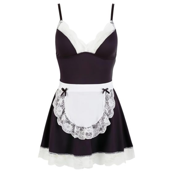 Cottelli - Maid Outfit with Apron (Black & White)