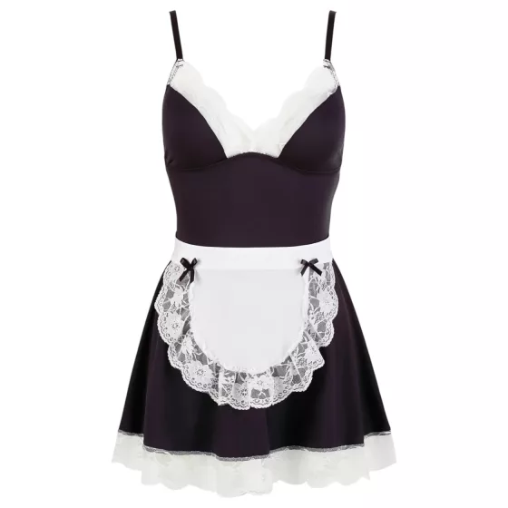 Cottelli - Maid Outfit with Apron (Black & White) - M