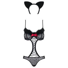 Obsessive Gepardina - Black Kitty Costume Set
