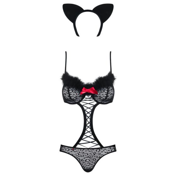 Obsessive Gepardina - Black Kitty Costume Set