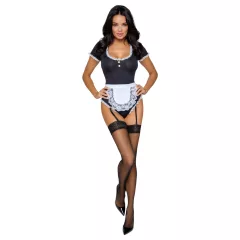 Cottelli - waitress bodysuit with apron (black)