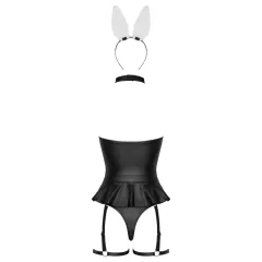 Cottelli - Bunny Costume - Black (3 Piece)