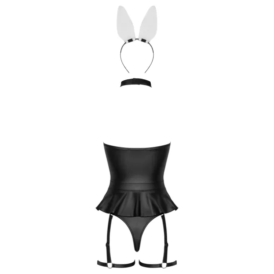 Cottelli - Bunny Costume - Black (3 Piece) - M