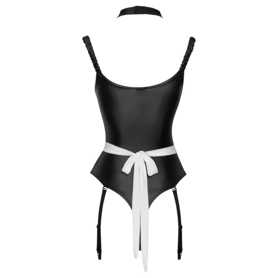 Cottelli - maid bodysuit with apron (black) - M