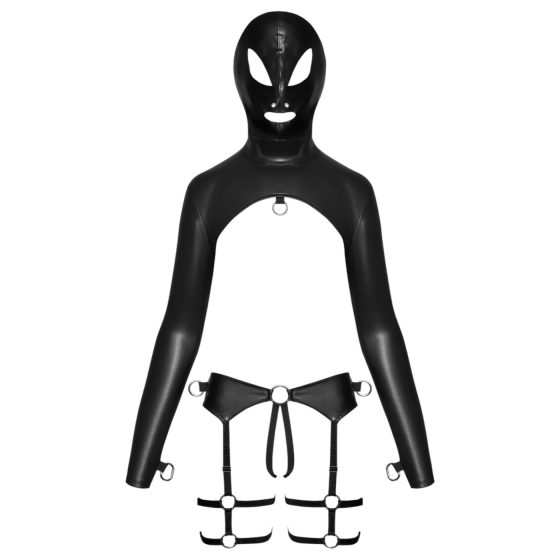 Bad Kitty - BDSM Lingerie Set (Black)