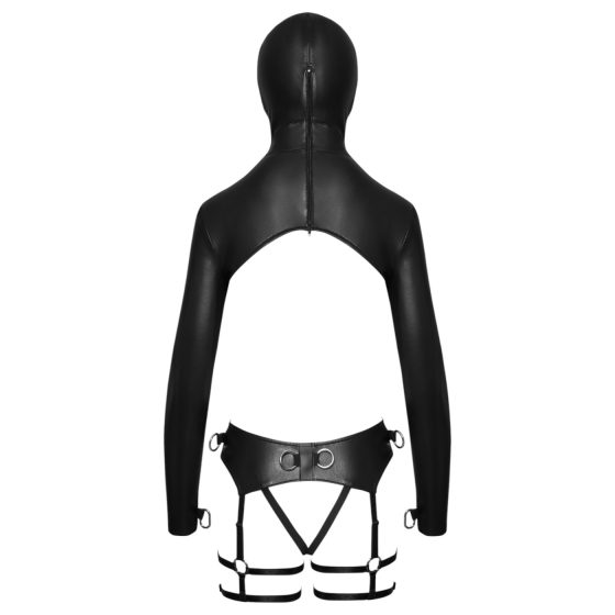 Bad Kitty - BDSM Lingerie Set (Black)