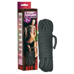 Shibari Bondage rope - 7m (black)