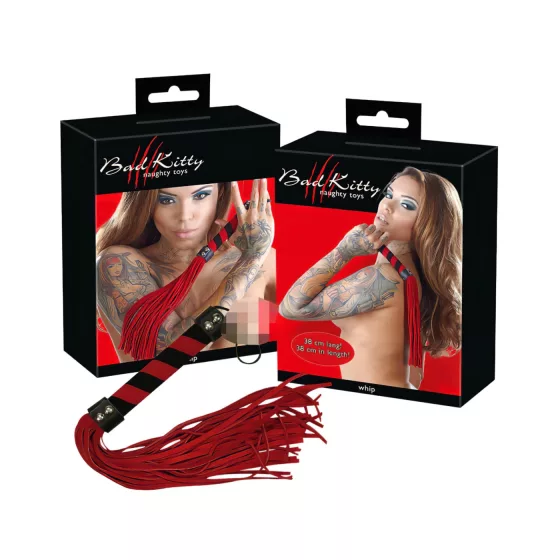 Bad Kitty - Suede Flogger (Red)
