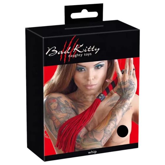 Bad Kitty - Suede Flogger (Red)