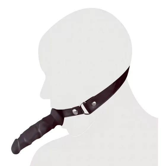 Fetish - Gag with Dildo Attachment (Black)