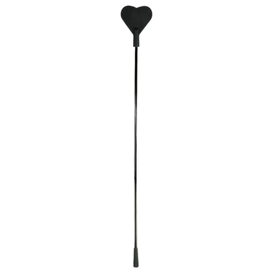 Heart-Shaped Silicone Wand - Black