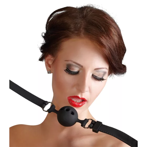 Bad Kitty - Medium Silicone Gag (Black)