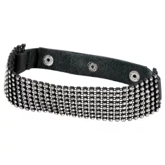 Bad Kitty - Rhinestone Collar (Black)
