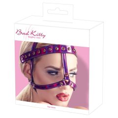 Bad Kitty - rhinestone headband (metallic pink)
